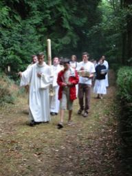 Procession vers la chapelle